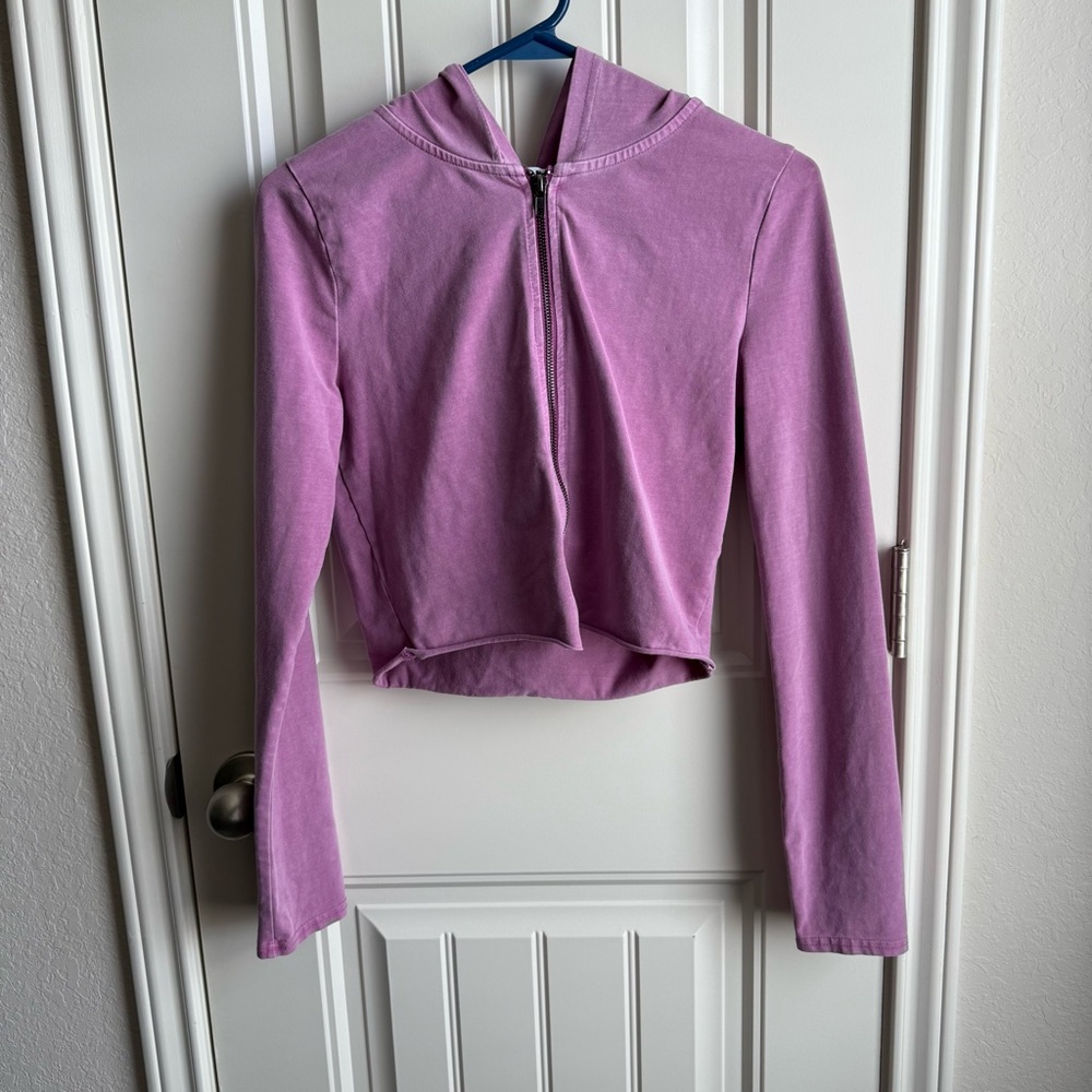 Women's Purple Zip-Up Hoodie